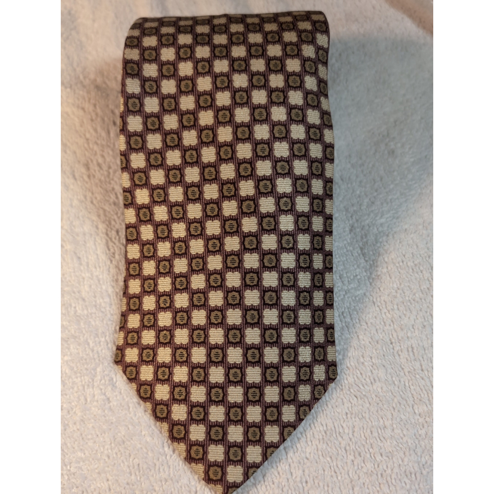 Perry Elli's Portfolio Jacquard Tie Brown, Black